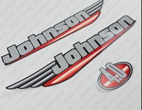 Johnson 4.0HP Two Stroke Outboard Decal Kit